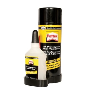 2k Profesyonel Hızlı Yapıştırıcı 200ml Sprey+50ml Yapıştırıcı
