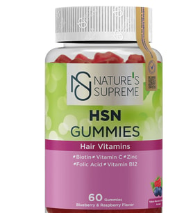 Nature's Supreme HSN Gummies 60 Çiğnenebilir Form