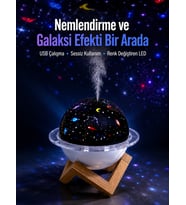 USB bağlantılı projektör ışıklı taşınabilir mini hava nemlendirici ve aroma difüzörü