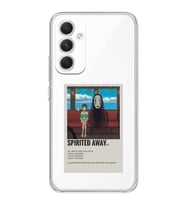 Samsung Galaxy S24 FE Uyumlu Spirited Away Poster Tasarımlı Şeffaf Telefon Kılıfı