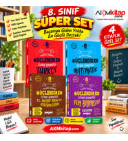 Ankara Yayıncılık 8.Sınıf Türkçe Matematik Fen ve İnkılap Soru Bankası Seti 4 Kitap