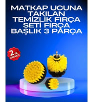 Profesyonel Matkap Ucu Temizlik Fırçası 3’lü Set
