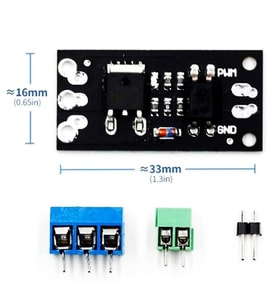 LR7843 Mosfet Sürücü Kartı 30V 110A PWM Optokuplör İzolasyon Valf
