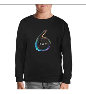 Day6 - Logo Siyah Çocuk Sweatshirt
