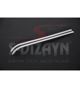 Fiat Fiorino Uyumlu Krom Sürgülü Kapı Çıtası 2 Parça 2008 Üzeri