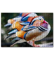 Cakapuzzle Mandarin Ördekleri  Puzzle Yapboz MDF (Ahşap) (120 Parça)