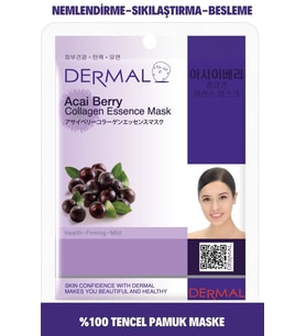Dermal Sıkılaştırıcı, Nemlendirici Acai Çileği Özlü Kollajen Maske 23 gr