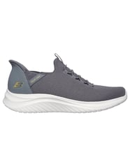 Skechers 118422-DKGY Flection 3.0 Lifted Edge Erkek Gri Slip Ins Sneaker Günlük Spor Ayakkabı