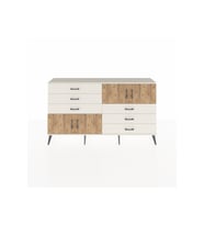 Arges Konsol 2 Raflı 6 Çekmeceli 4 Kapaklı 176x30x99 Aytaşı-Çam/Aytaşı