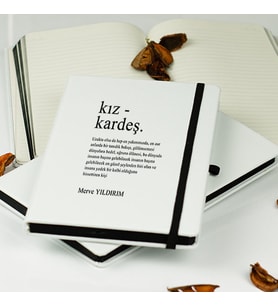 Kız Kardeşe Hediye Defter 001