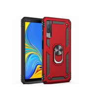 Samsung Galaxy A7 2018 Uyumlu Kılıf Zore Vega Kapak (Kırmızı)