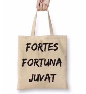 A Sorte Favorece Os Fortes Fortes Fortuna Juvat Bez Çanta Uzun Saplı