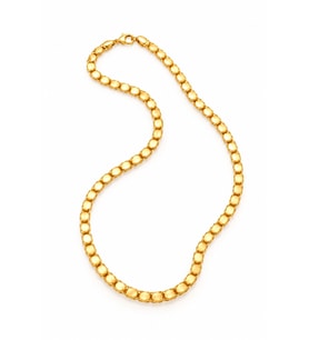 14 Ayar Altın Pullu Model Zincir 60 cm – 4 mm