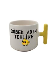 Göbek Adım Tehlike T Kulp Fincan