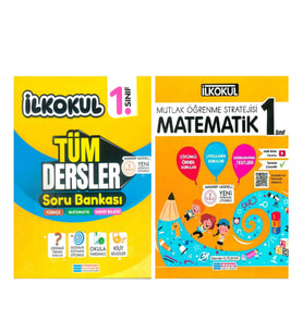Evrensel İletişim 1. Sınıf Tüm Dersler ve Matematik Mutlak Öğrenme Stratejisi Seti 2 Kitap