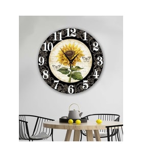 bilge Tasarım retro Duvar Saati 40 x 40 CM (Karışık)