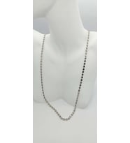 Silver Renk Ezme Zincir (60 CM)