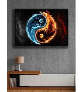 Koç stüdyo Modern tasarım kanvas tablo 50x70 (Çok Renkli)
