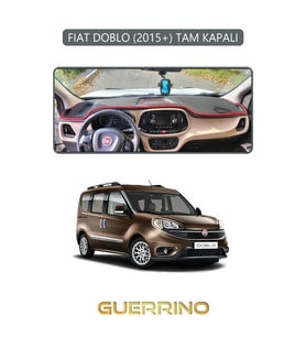 FIAT DOBLO 2015+ TAM KAPALITORPİDO KORUMA HALISI GRİ KENAR