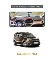 FIAT DOBLO 2015+ TAM KAPALITORPİDO KORUMA HALISI GRİ KENAR