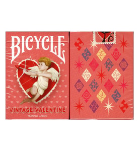 USPCC Bicycle Vintage Valentine Oyun Kağıdı Kartı iskambil Kartları Destesi (Karışık)