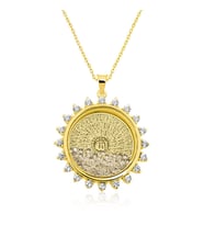 Gümüş Gold Esmaül Hüsna Bayan Kolye