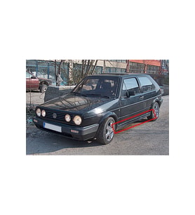 VW GOLF UYUMLU MK2 R MARŞPİYEL SAĞ SOL TAKIM FİBERGLASS BOYASIZ
