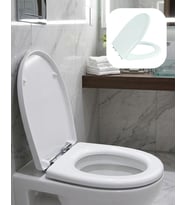 Universal Klozet Kapak Seti Kaydırmaz Alt Yüzey Kolay Temizlik Banyo Aksesuarı