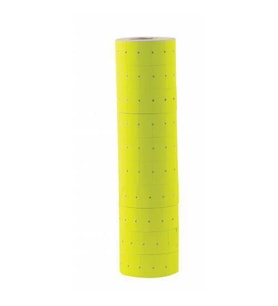 KRAF MOTEX FİYAT ETİKETİ FOSFORLU SARI 12 X 21MM ÜCRETSİZ KARGO