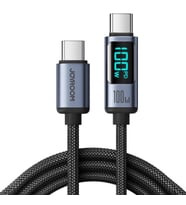 JOYROOM 100W USB-C / Type-C Dijital Ekranlı Hızlı Şarj Data Kablosu