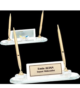 ODAK KUPA - Ahşap ve Cam Masa İsimlikleri - YZ-027 A - 10 cm