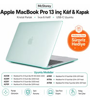 MacBook Pro 13 Kılıf A1706 A1708 A1989 A2159 A2251 A2289 A2338 M1 M2 Uyumlu Kristal Parlak Sert Hard Case İnce Hafif Koruyucu Kapak