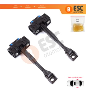 Audi A6 S6 RS6 C7 4G 2010-2018 4G0839249B İçin 2 EA Arka Sağ ve Sol Kapı Gergi Yayı