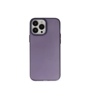Durukar® iPhone 14 Pro Kılıf Modos Metal Kapak - Derin Mor