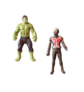 Avengers Hulk ve Ultron 2li Yenilmezler Herbiri 12cm. ve Işıksız (Çok Renkli)