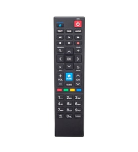 Tivibu Home+Tv Apps Tuşlu Uydu Alıcı Kumandası (Siyah)