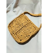 Çapraz Çanta Mini Çanta Kağıt İp Çanta Knit Bag Handmade Çanta El yapımı El işi çanta