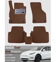Tesla Model Y (2019-2024) Uyumlu EVA Paspas Tam Set – Birebir Uyum,Araca Özel Tasarım,Su Geçirmez
