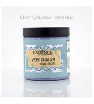 Cadence Very Chalky Home Decor Mobilya Boyası 500 ml. CH-21 ÇELİK MAVİ 