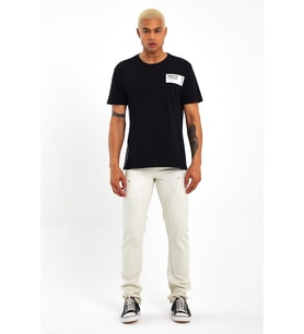 Erkek Bisiklet Yaka Regular Fit Tokyo Baskılı Tişort SPR23ts303 (Siyah)