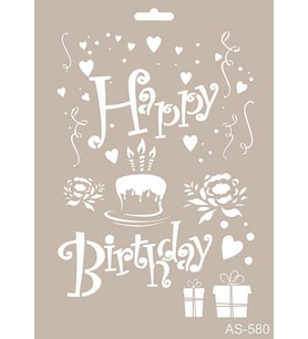 Cadence New Stencil Collection A4 AS-580 