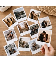 Kişiye Özel 30 Adet Polaroid Fotoğraf Baskısı – 9×8 cm Anı Fotoğrafları – Sevgili, Aile ve Arkadaşa Özel