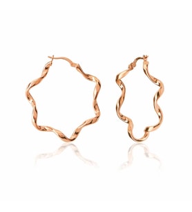 EMILIANO JEWELLERY SİLVER 925 AYAR ZİRKON TAŞLISIZ  KÜPE