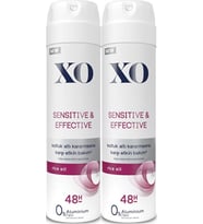 XO Deodorant 150ML Women-Kadın Sensitive & Effective (2 Li Set)