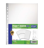 Poşet Dosya A4 100 Adetlik Eco Paket