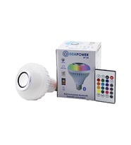 2IN1-KUMANDALI RGB LED AMPUL - BLUETOOTH HOPARLÖR MÜZİK ÇALAR LED-7W - HOPARLÖR-3W (5680)