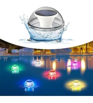 Solar Dekoratif Havuz Süsleme Küresi Rgb + Sarı + Beyaz