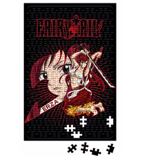 Fairy Tail Erza Scarlet Guild Symbol Swords Anime Puzzle