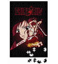 Fairy Tail Erza Scarlet Guild Symbol Swords Anime Puzzle