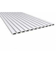 10’lu Set LED Kanal Profil Alüminyum 13x6mm 2 Metre Sıva Üstü İnce Kasa Opak Pleksi Difüzörlü Lineer LED Kanal 2128